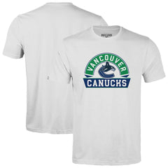 NHL Vancouver Canucks Levelwear Youth Little Richmond Banner Arch T-Shirt