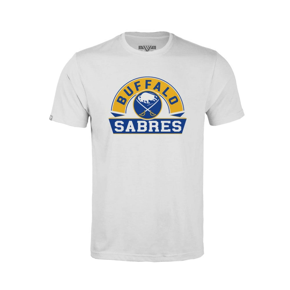 NHL Buffalo Sabres Levelwear Youth Little Richmond Banner Arch T-Shirt
