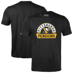 NHL Pittsburgh Penguins Levelwear Youth Little Richmond Banner Arch T-Shirt