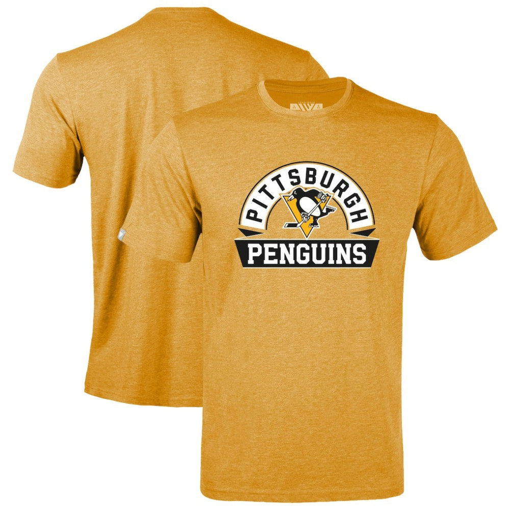 NHL Pittsburgh Penguins Levelwear Youth Little Richmond Banner Arch T-Shirt