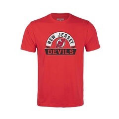 NHL New Jersey Devils Levelwear Youth Little Richmond Banner Arch T-Shirt
