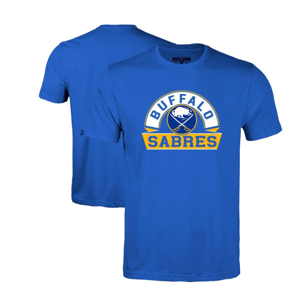 NHL Buffalo Sabres Levelwear Youth Little Richmond Banner Arch T-Shirt