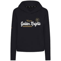 NHL Vegas Golden Knights Levelwear Women's Sweet Monument Tri-Blend Cropped Pullover Hoodie