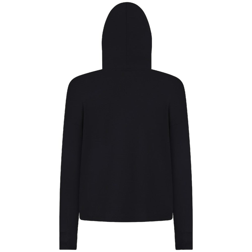 NHL Chicago Blackhawks Levelwear Women's Sweet Banner Arch Tri-Blend Cropped Pullover Hoodie