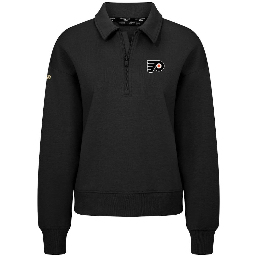 NHL Philadelphia Flyers Levelwear Women's Canmore Quarter-Zip Pullover