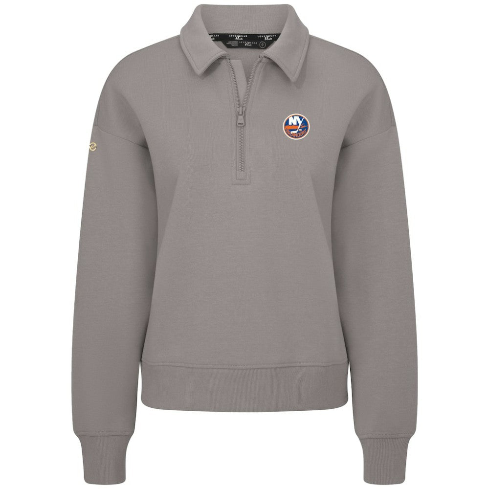 NHL New York Islanders Levelwear Women's Canmore Quarter-Zip Pullover