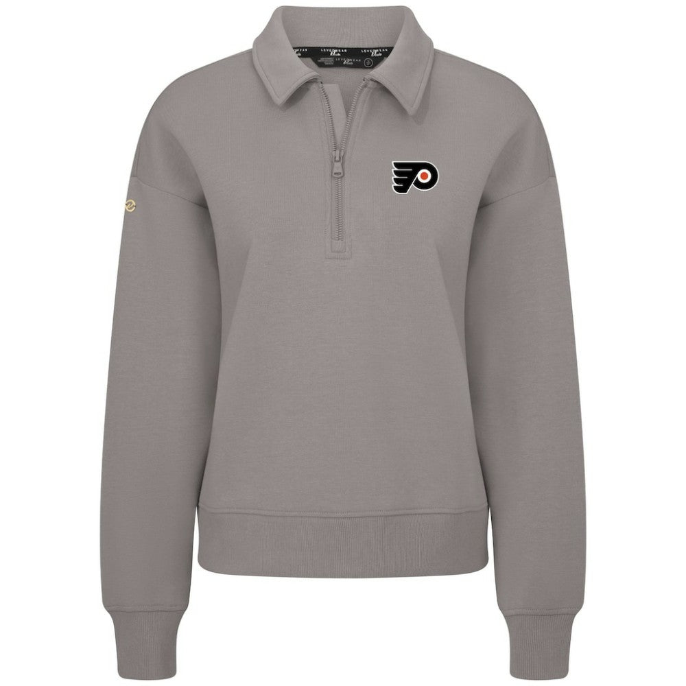 NHL Philadelphia Flyers Levelwear Women's Canmore Quarter-Zip Pullover