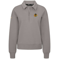 NHL Chicago Blackhawks Levelwear Women's Canmore Quarter-Zip Pullover