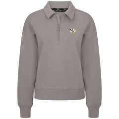 NHL Nashville Predators Levelwear Women's Canmore Quarter-Zip Pullover