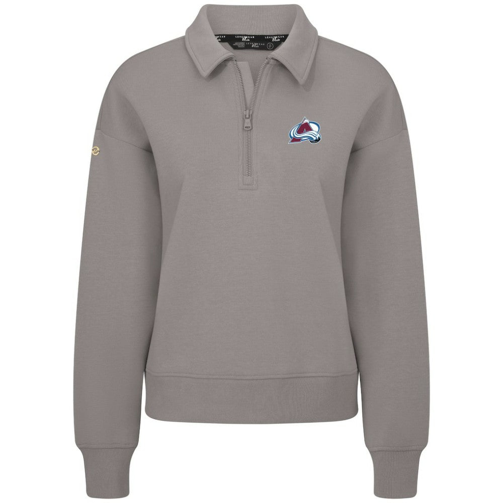 NHL Colorado Avalanche Levelwear Women's Canmore Quarter-Zip Pullover