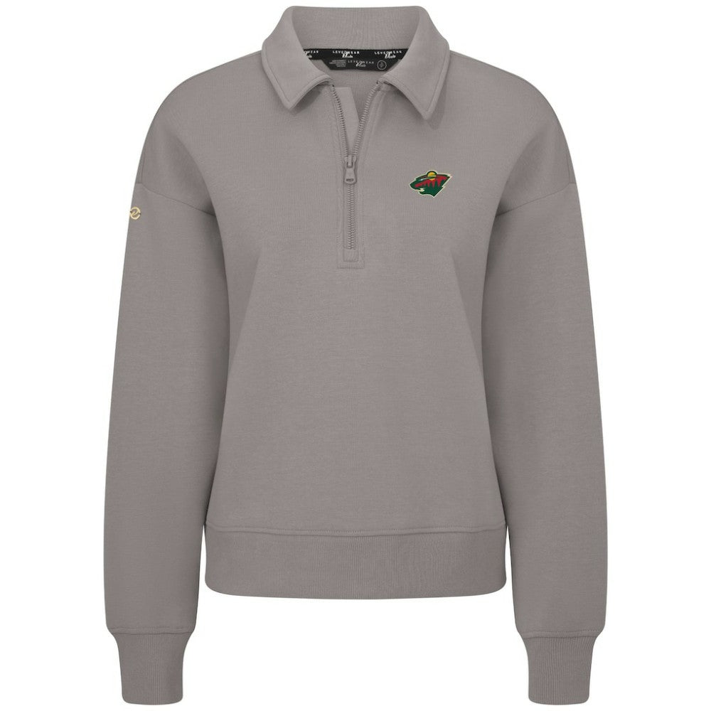 NHL Minnesota Wild Levelwear Women's Canmore Quarter-Zip Pullover