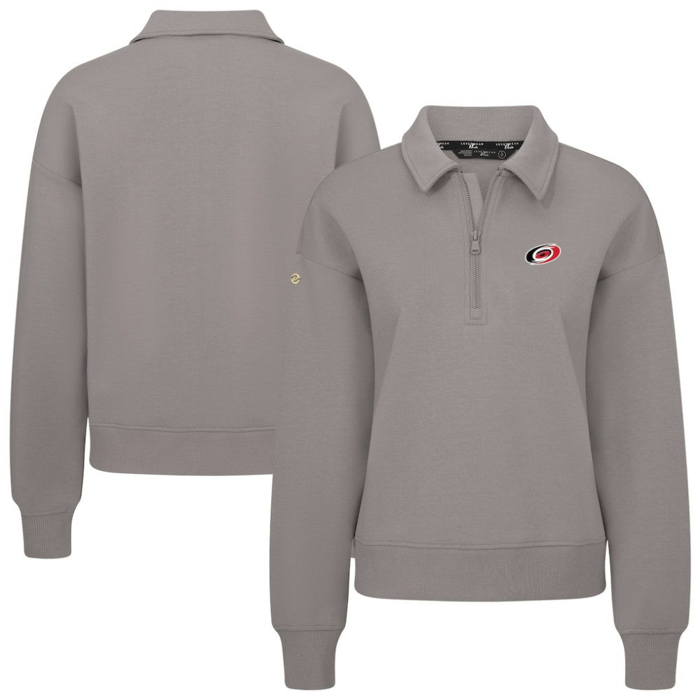 NHL Carolina Hurricanes Levelwear Women's Canmore Quarter-Zip Pullover
