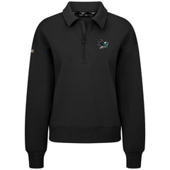 NHL San Jose Sharks Levelwear Women's Canmore Quarter-Zip Pullover