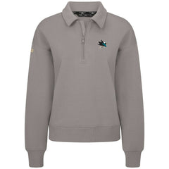 NHL San Jose Sharks Levelwear Women's Canmore Quarter-Zip Pullover