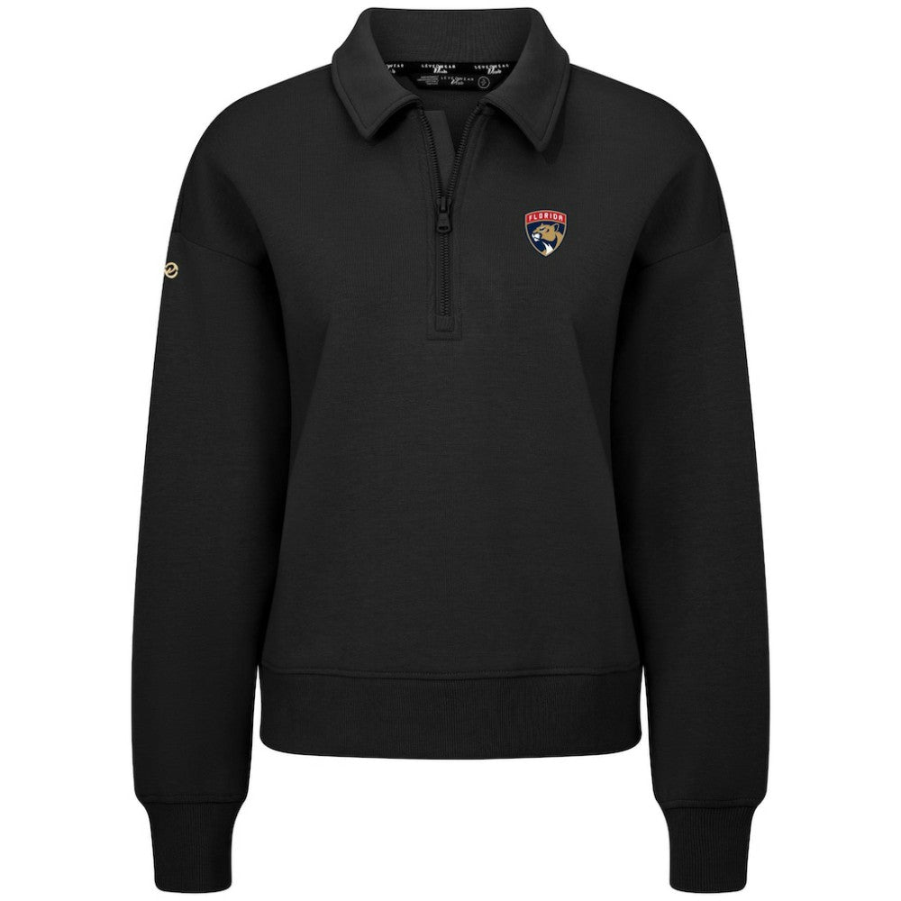 NHL Florida Panthers Levelwear Women's Canmore Quarter-Zip Pullover