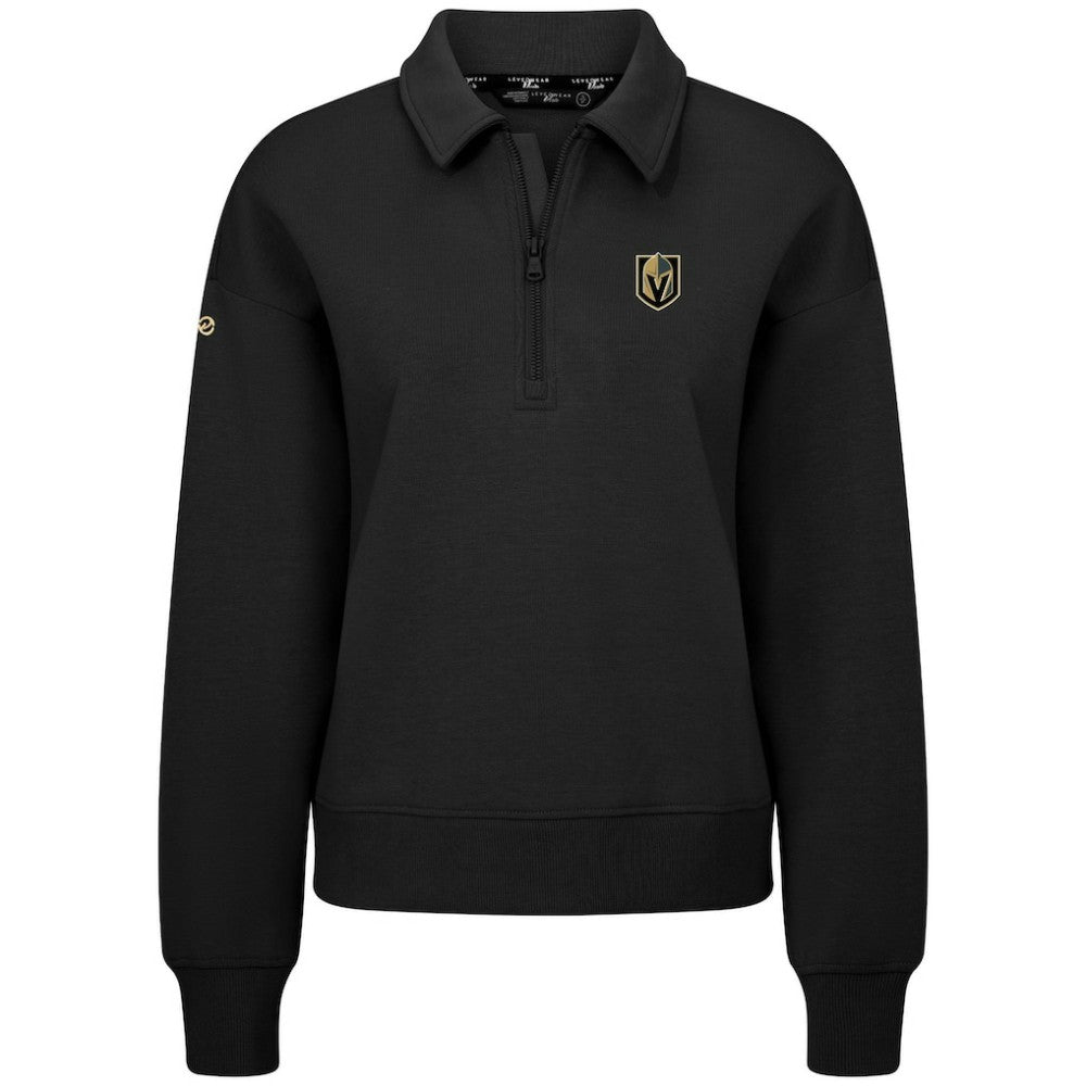 NHL Vegas Golden Knights Levelwear Women's Canmore Quarter-Zip Pullover