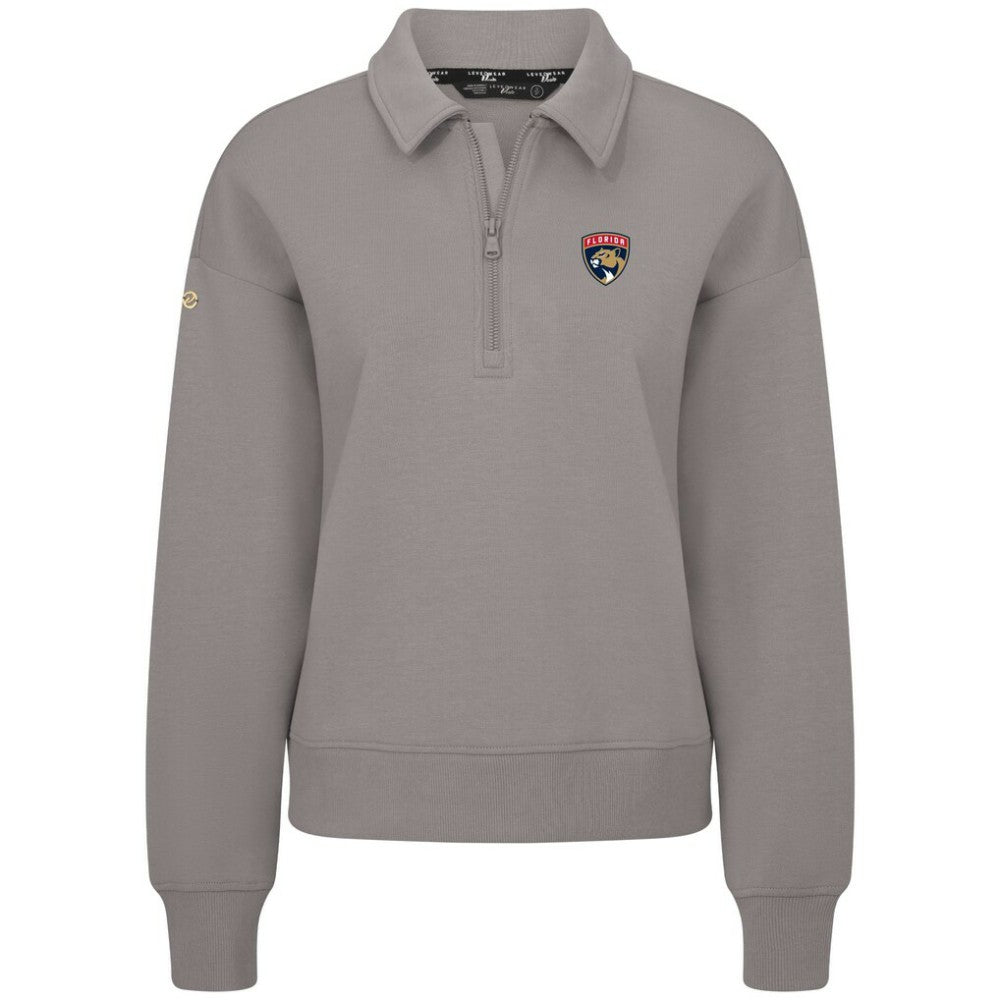 NHL Florida Panthers Levelwear Women's Canmore Quarter-Zip Pullover