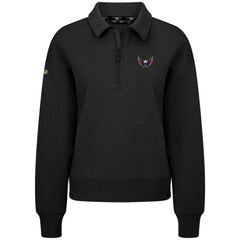NHL Washington Capitals Levelwear Women's Canmore Quarter-Zip Pullover