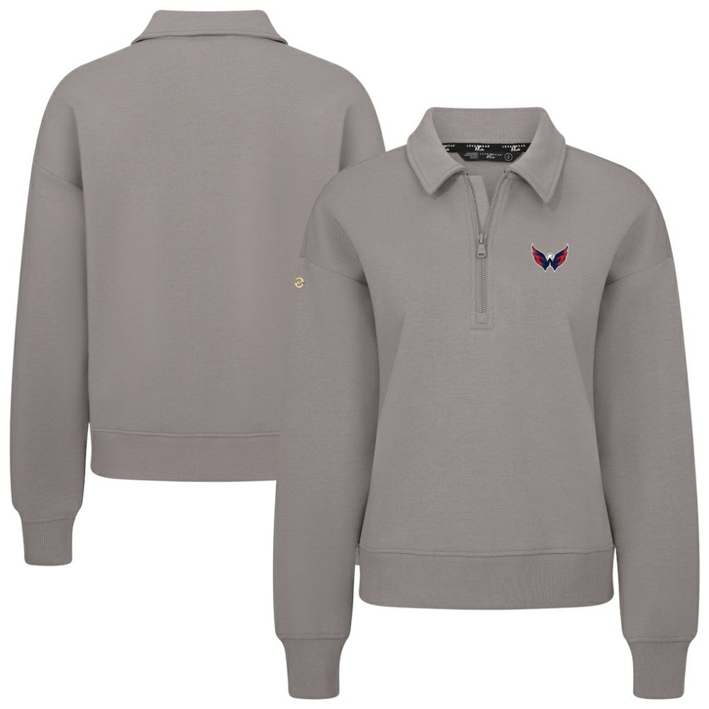 NHL Washington Capitals Levelwear Women's Canmore Quarter-Zip Pullover