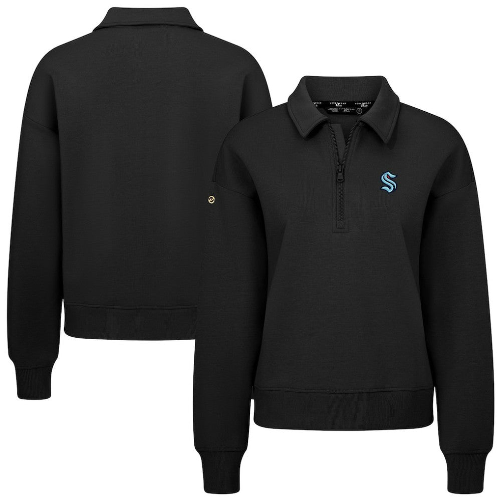 NHL Seattle Kraken Levelwear Women's Canmore Quarter-Zip Pullover
