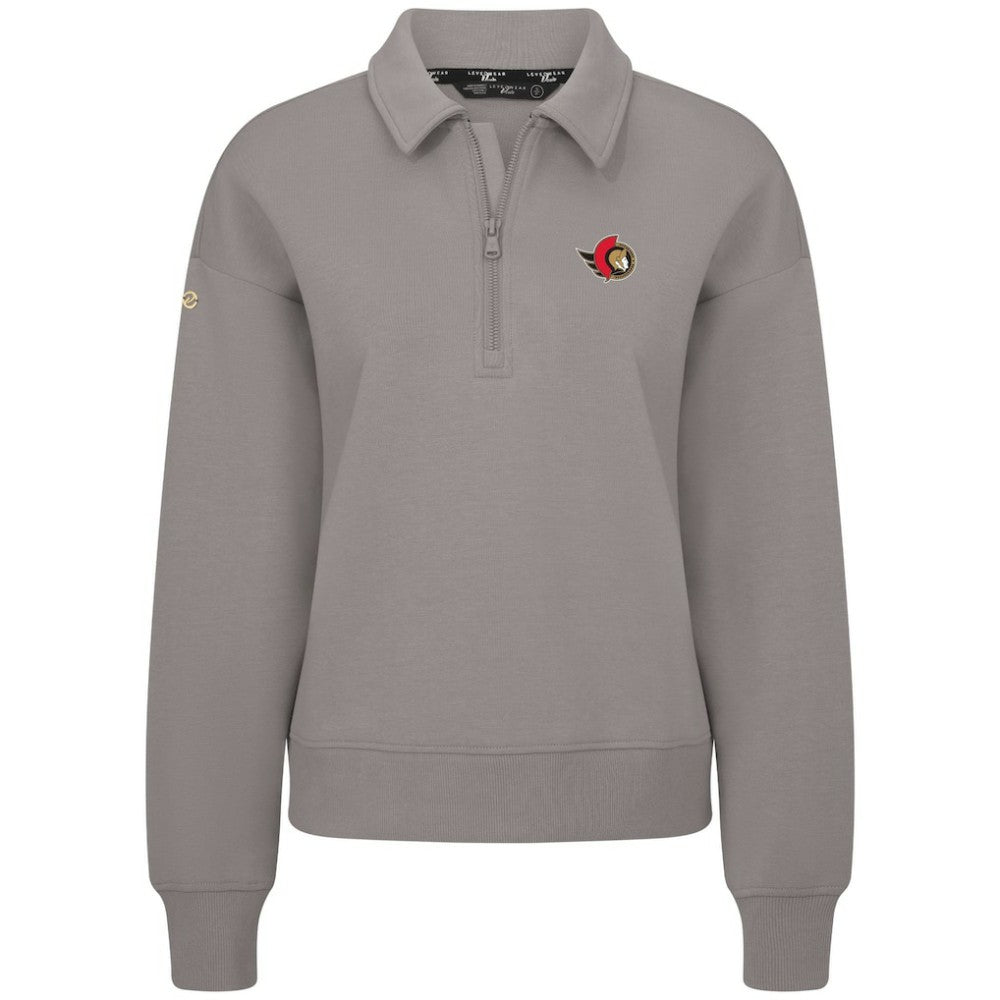 NHL Ottawa Senators Levelwear Women's Canmore Quarter-Zip Pullover