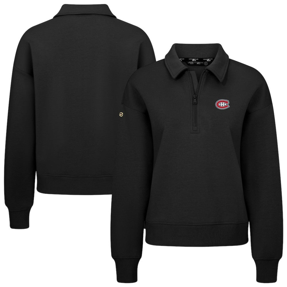 NHL Montreal Canadiens Levelwear Women's Canmore Quarter-Zip Pullover