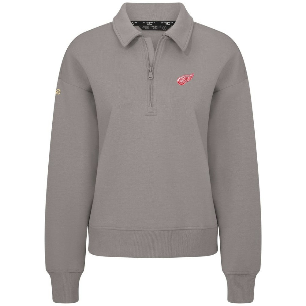 NHL Detroit Red Wings Levelwear Women's Canmore Quarter-Zip Pullover