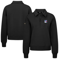NHL New York Rangers Levelwear Women's Canmore Quarter-Zip Pullover