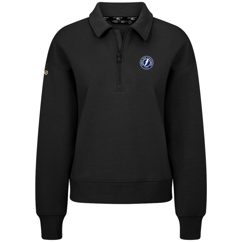NHL Tampa Bay Lightning Levelwear Women's Canmore Quarter-Zip Pullover