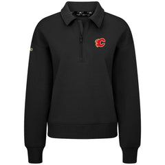 NHL Calgary Flames Levelwear Women's Canmore Quarter-Zip Pullover