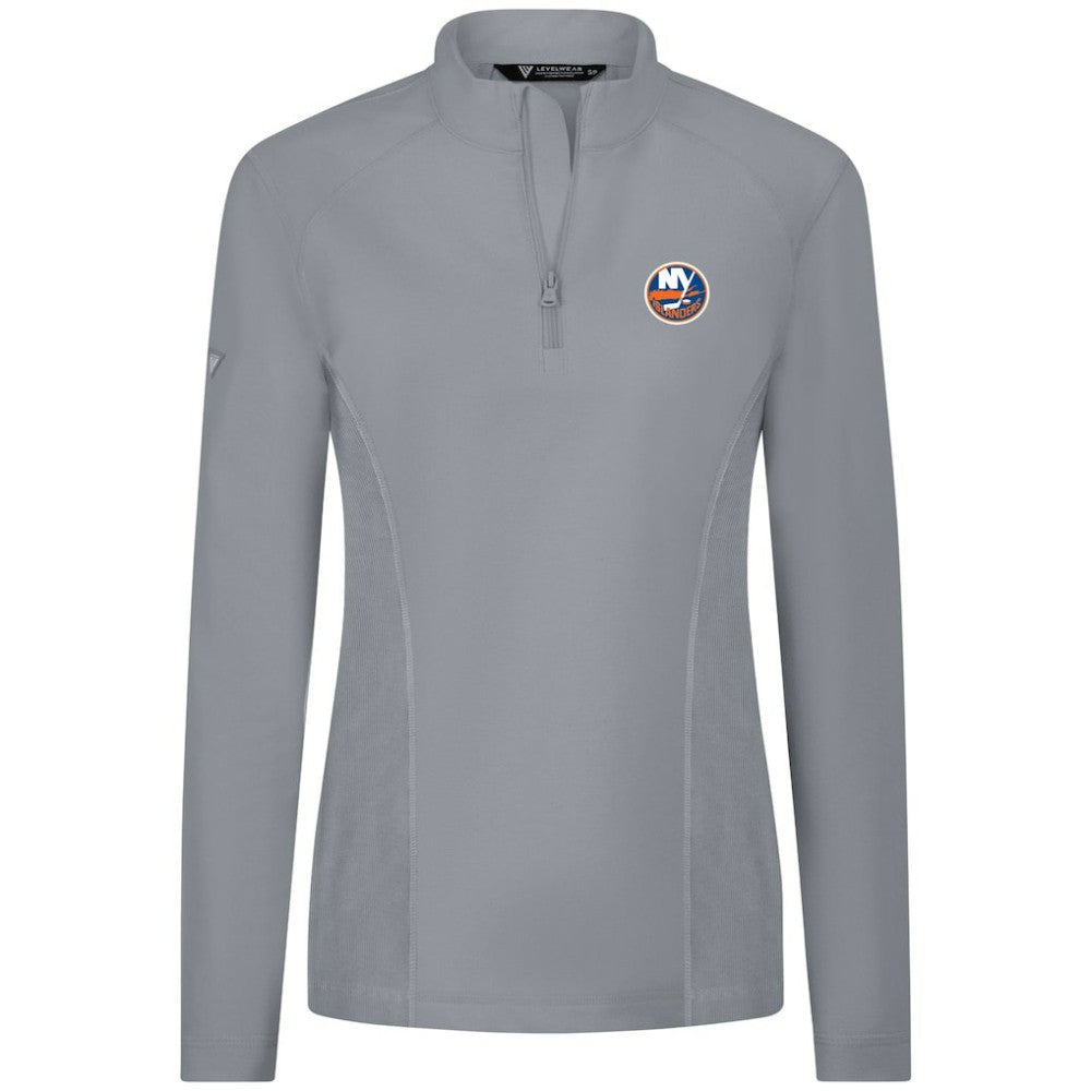 NHL New York Islanders Levelwear Women's Upright Quarter-Zip Pullover