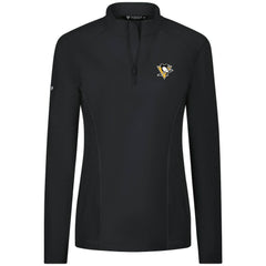 NHL Pittsburgh Penguins Levelwear Women's Upright Quarter-Zip Pullover