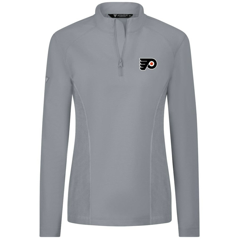 NHL Philadelphia Flyers Levelwear Women's Upright Quarter-Zip Pullover