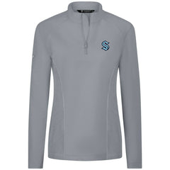 NHL Seattle Kraken Levelwear Women's Upright Quarter-Zip Pullover