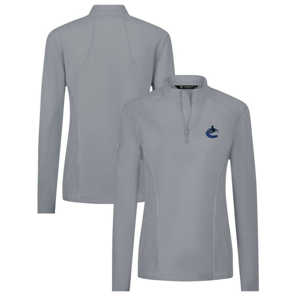 NHL Vancouver Canucks Levelwear Women's Upright Quarter-Zip Pullover