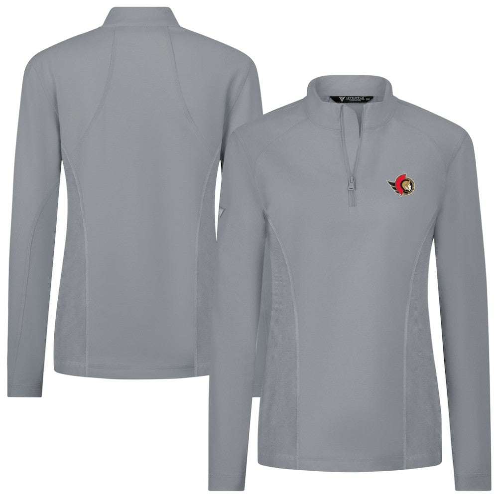 NHL Ottawa Senators Levelwear Women's Upright Quarter-Zip Pullover
