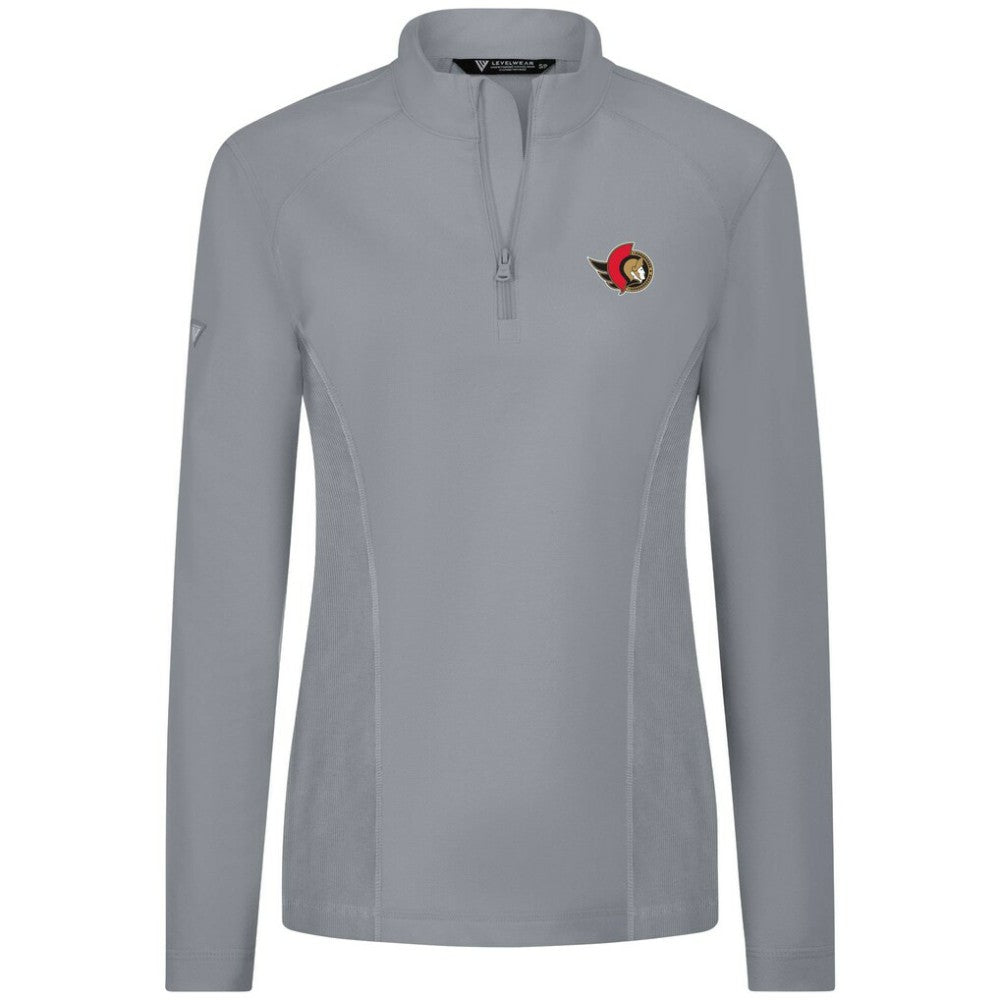 NHL Ottawa Senators Levelwear Women's Upright Quarter-Zip Pullover