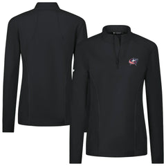 NHL Columbus Blue Jackets Levelwear Women's Upright Quarter-Zip Pullover