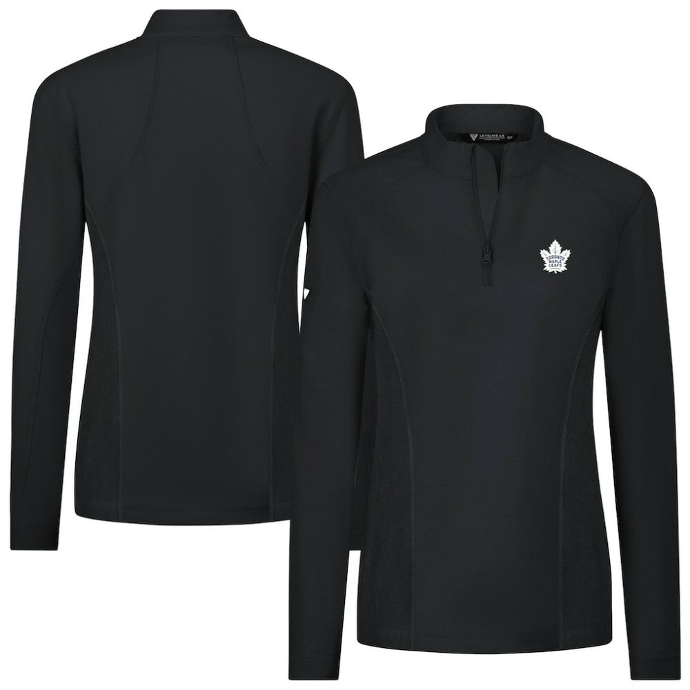 NHL Toronto Maple Leafs Levelwear Women's Upright Quarter-Zip Pullover