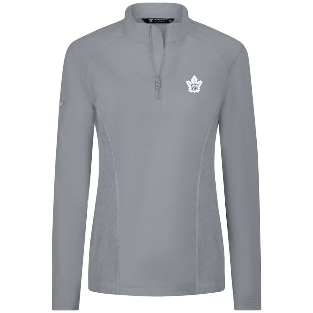 NHL Toronto Maple Leafs Levelwear Women's Upright Quarter-Zip Pullover