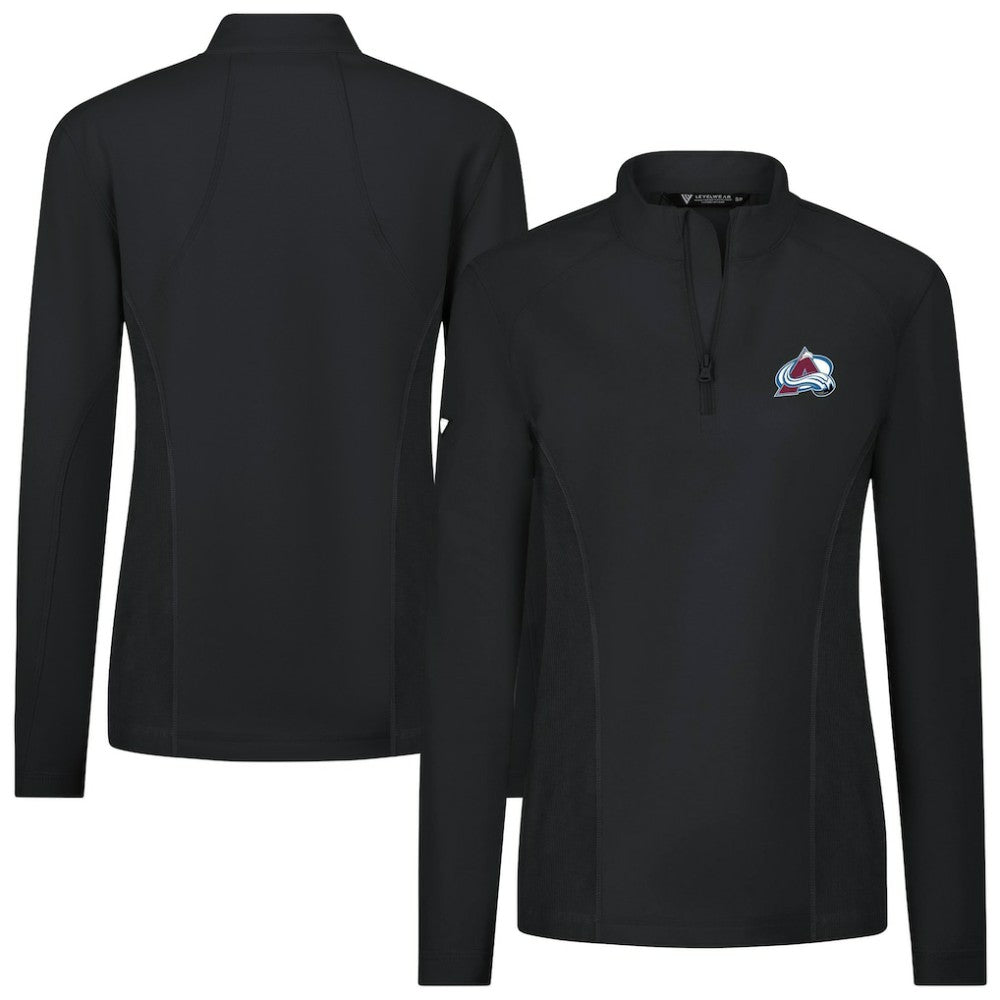 NHL Colorado Avalanche Levelwear Women's Upright Quarter-Zip Pullover