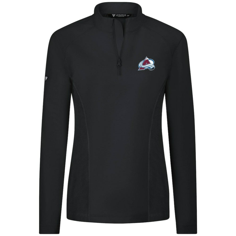 NHL Colorado Avalanche Levelwear Women's Upright Quarter-Zip Pullover