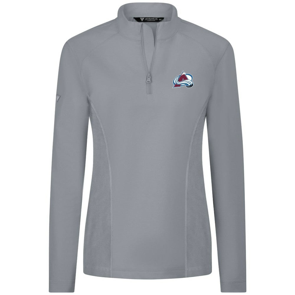 NHL Colorado Avalanche Levelwear Women's Upright Quarter-Zip Pullover