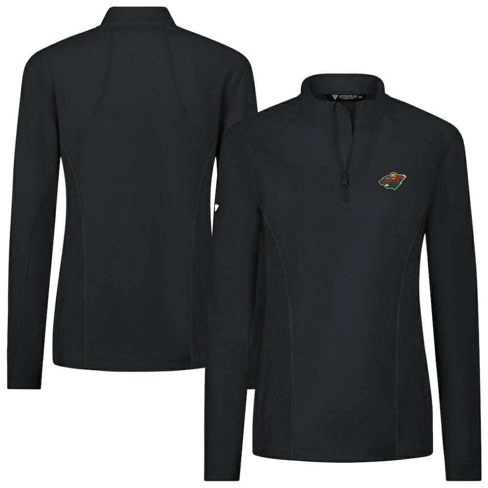 NHL Minnesota Wild Levelwear Women's Upright Quarter-Zip Pullover