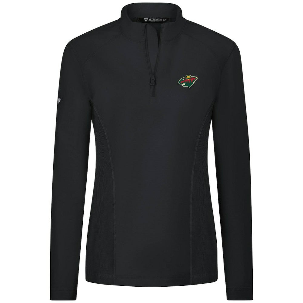 NHL Minnesota Wild Levelwear Women's Upright Quarter-Zip Pullover