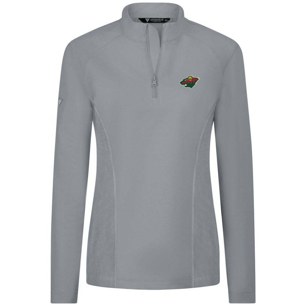 NHL Minnesota Wild Levelwear Women's Upright Quarter-Zip Pullover