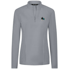 NHL San Jose Sharks Levelwear Women's Upright Quarter-Zip Pullover