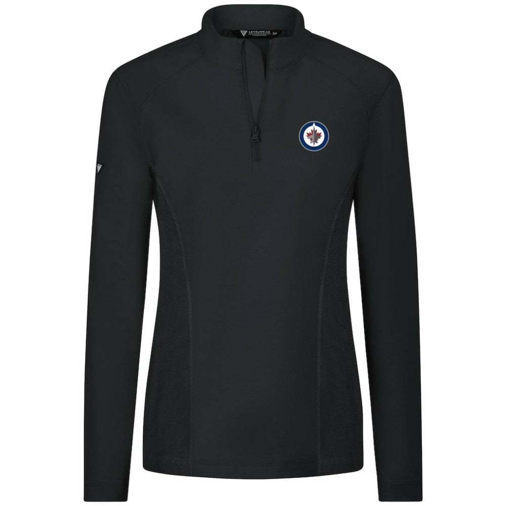 NHL Winnipeg Jets Levelwear Women's Upright Quarter-Zip Pullover