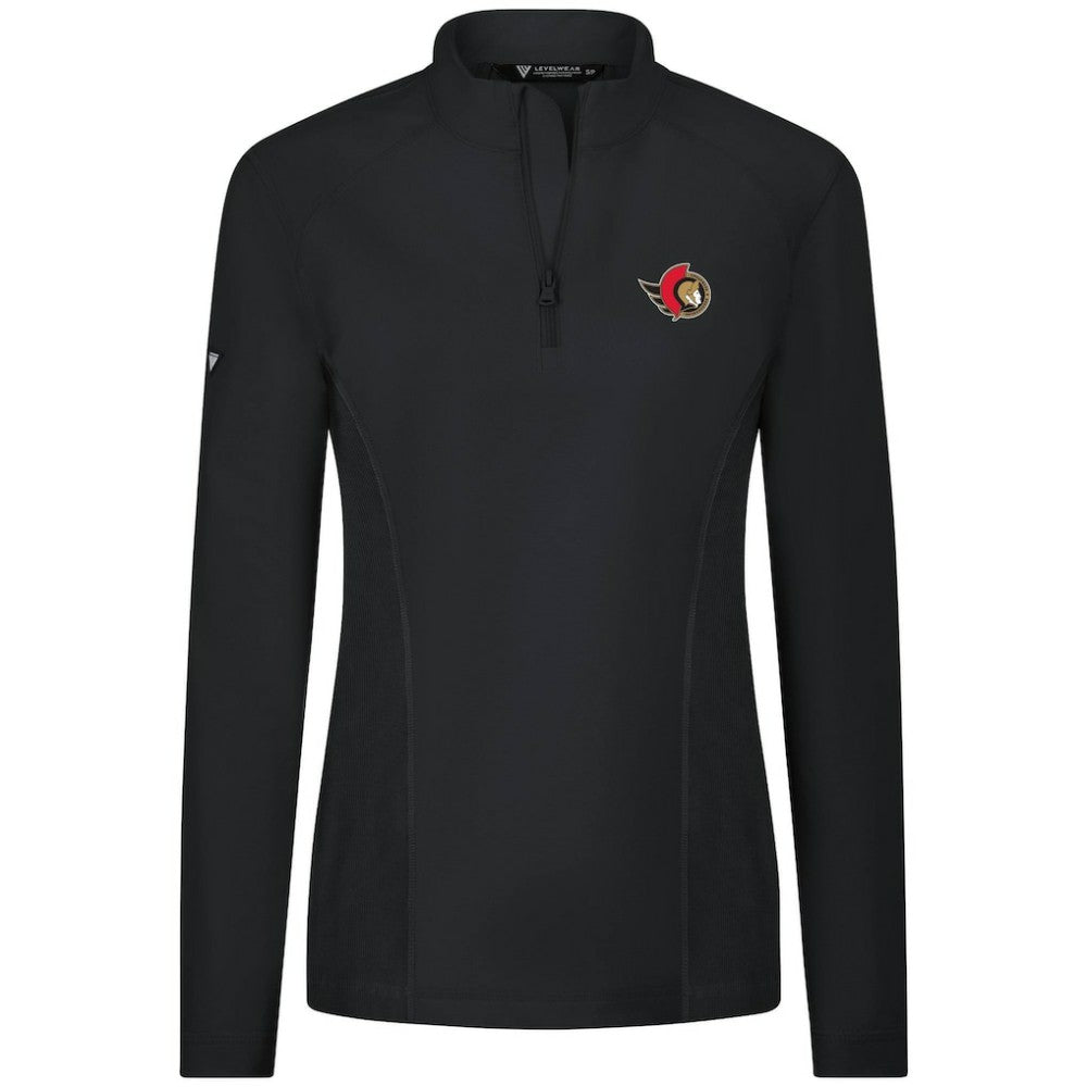 NHL Ottawa Senators Levelwear Women's Upright Quarter-Zip Pullover