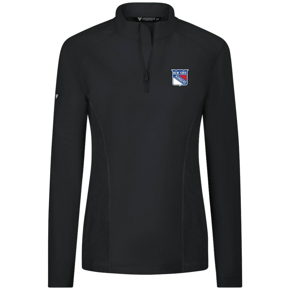NHL New York Rangers Levelwear Women's Upright Quarter-Zip Pullover
